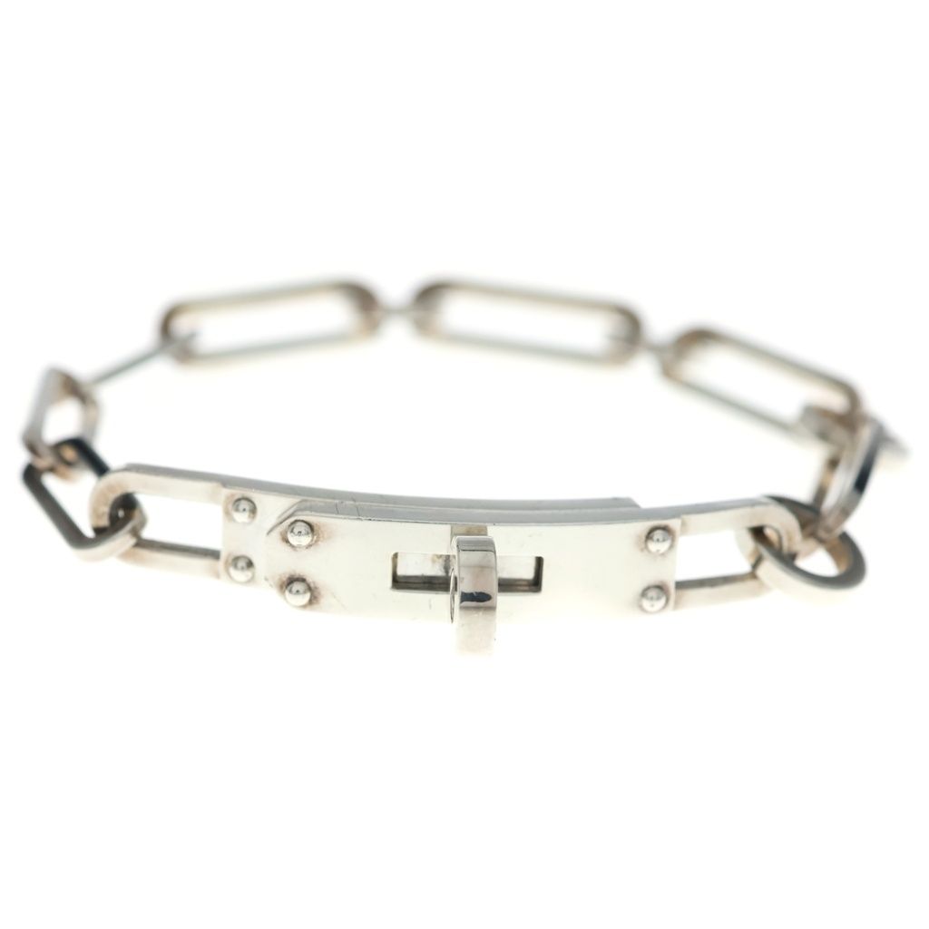 Hermes Kelly Chene Simple Tour Bracelet Silver — view 4