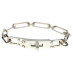 Hermes Kelly Chene Simple Tour Bracelet Silver — view 4