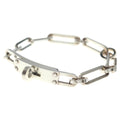 Hermes Kelly Chene Simple Tour Bracelet Silver