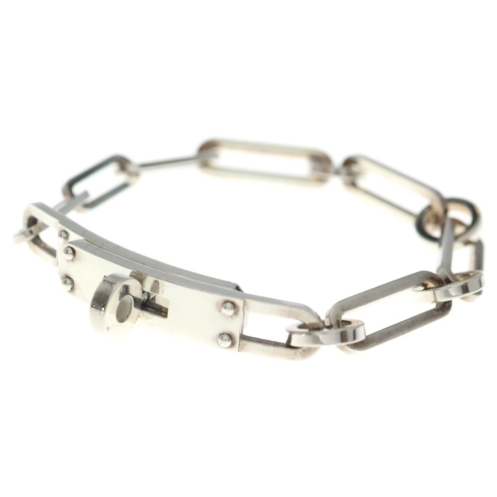 Hermes Kelly Chene Simple Tour Bracelet Silver