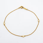 Tiffany & Co Bracelet by the Yard 18k Yellow Gold Diamond — view 3