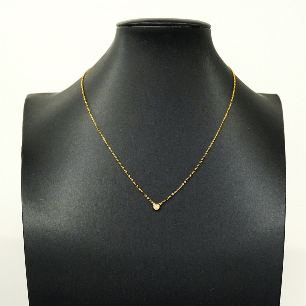 Tiffany & Co Necklace by the Yard 18k Yellow Gold Diamond — view 6