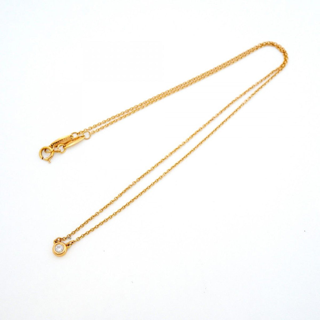 Tiffany & Co Necklace by the Yard 18k Yellow Gold Diamond — view 3