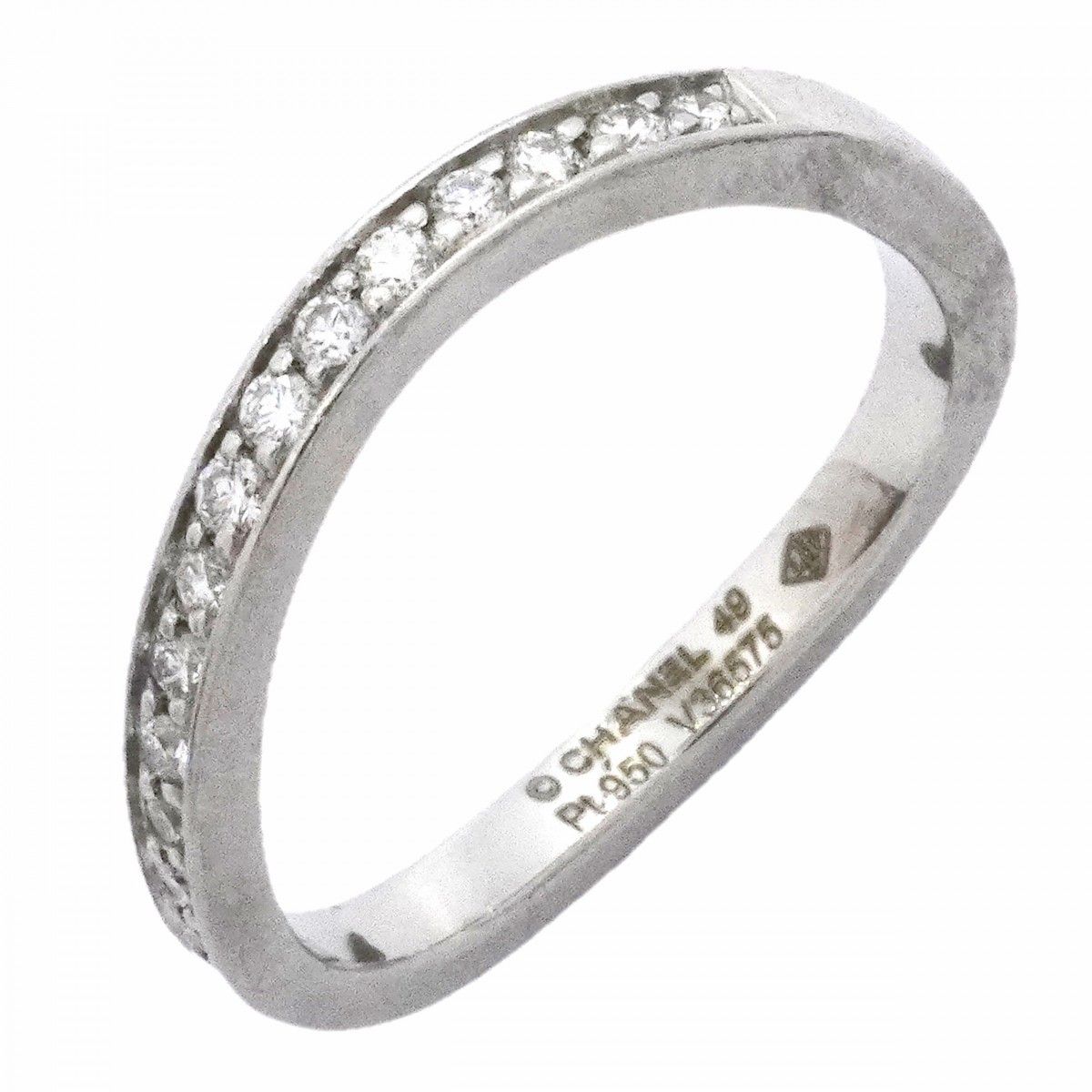 Chanel Ring Ribbon de Half Eternity Platinum Diamond