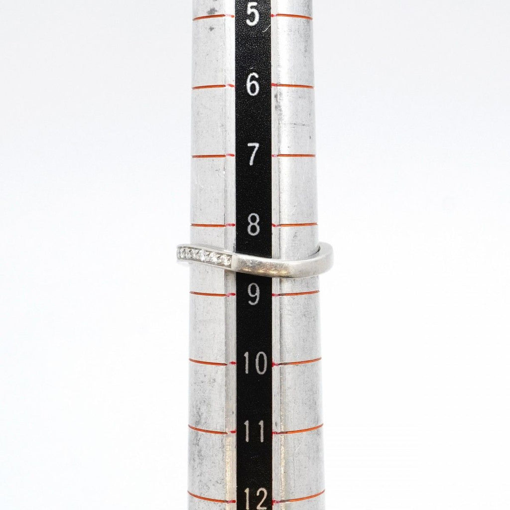 Chanel Ring Ribbon de Half Eternity Platinum Diamond — view 8