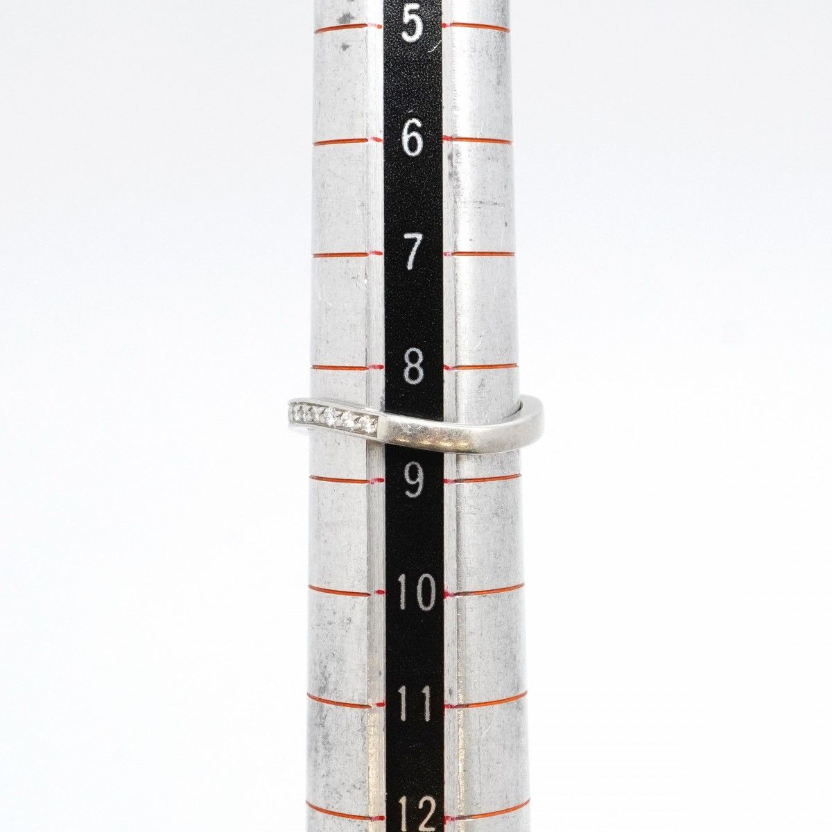 Chanel Ring Ribbon de Half Eternity Platinum Diamond — view 8