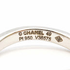 Chanel Ring Ribbon de Half Eternity Platinum Diamond — view 4