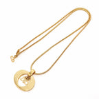 Dior Necklace Logo Gold Plated — view 3