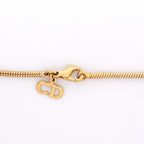 Dior Necklace Logo Gold Plated — view 4