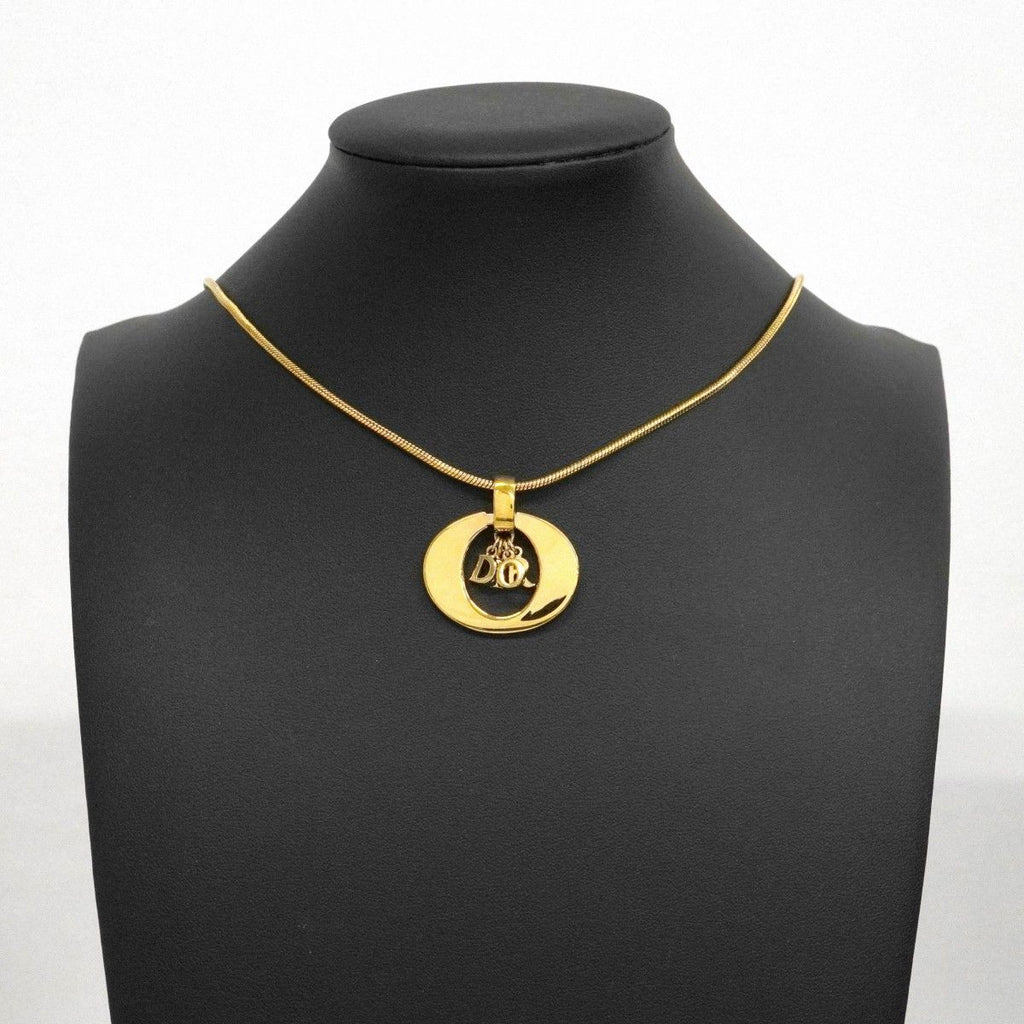 Dior Necklace Logo Gold Plated — view 6