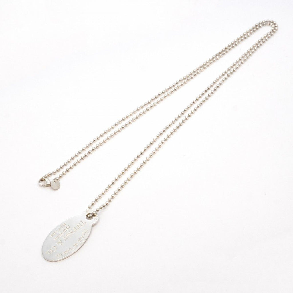 Tiffany & Co Necklace Return to Ball Chain Oval Silver — view 3