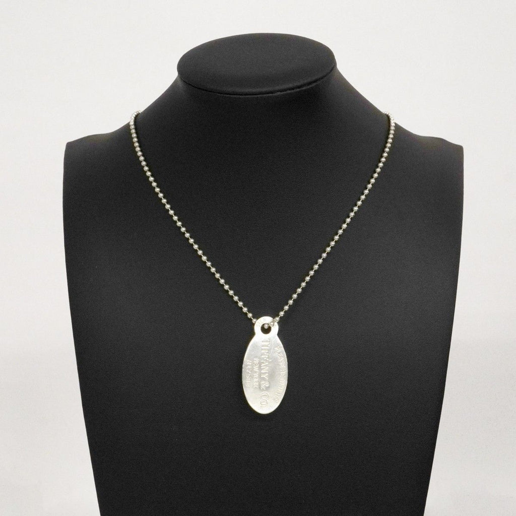 Tiffany & Co Necklace Return to Ball Chain Oval Silver — view 7