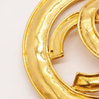 Chanel Brooch Vintage CC Logo Round — view 7