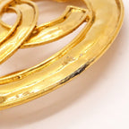 Chanel Brooch Vintage CC Logo Round — view 8