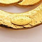 Chanel Brooch Vintage CC Logo Round — view 4