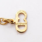 Dior Necklace CD Logo Gold Plated Rhinestone — view 5