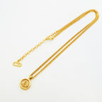 Dior Necklace Logo Gold Plated — view 3
