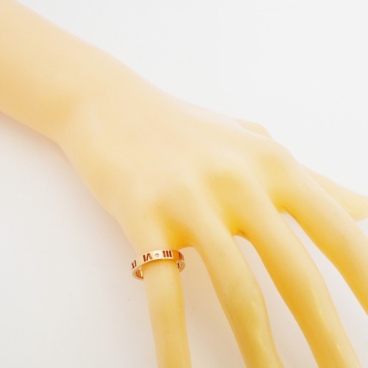 Tiffany & Co Ring Atlas Earrings 18k Pink Gold Diamond No 10 — view 6