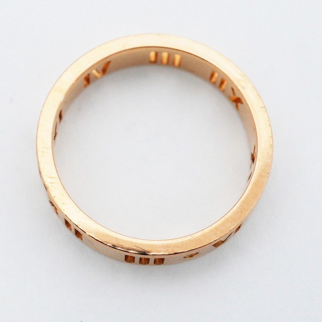 Tiffany & Co Ring Atlas Earrings 18k Pink Gold Diamond No 10 — view 7