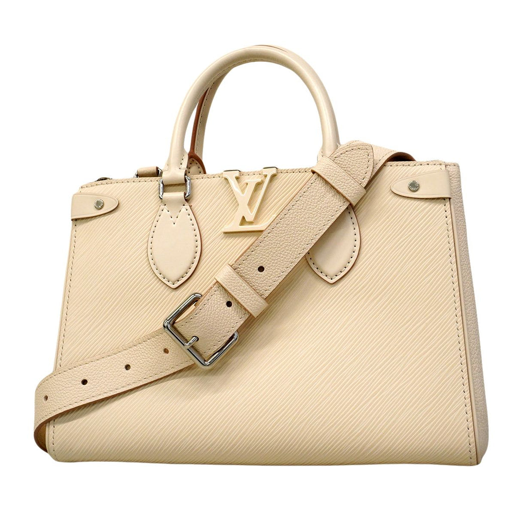 Louis Vuitton Handbag Epi Grenelle Tote PM Quartz 2-Way