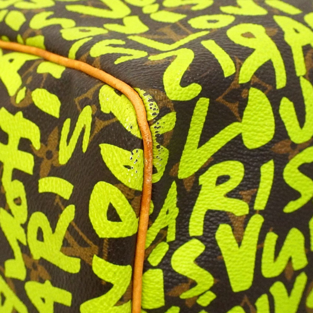 Louis Vuitton Handbag Monogram Graffiti Speedy 30 Vert — view 6