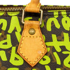 Louis Vuitton Handbag Monogram Graffiti Speedy 30 Vert — view 8