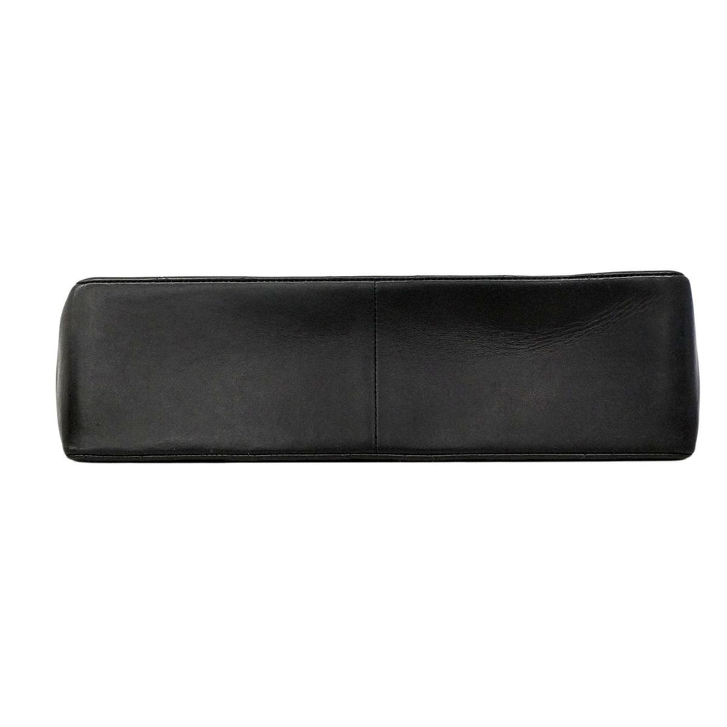 Chanel Shoulder Bag Deca Quilted Lambskin Black Gold — view 3
