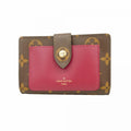 Louis Vuitton Wallet Monogram Portefeuille Juliette Brown Fuchsia