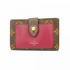 Louis Vuitton Wallet Monogram Portefeuille Juliette Brown Fuchsia