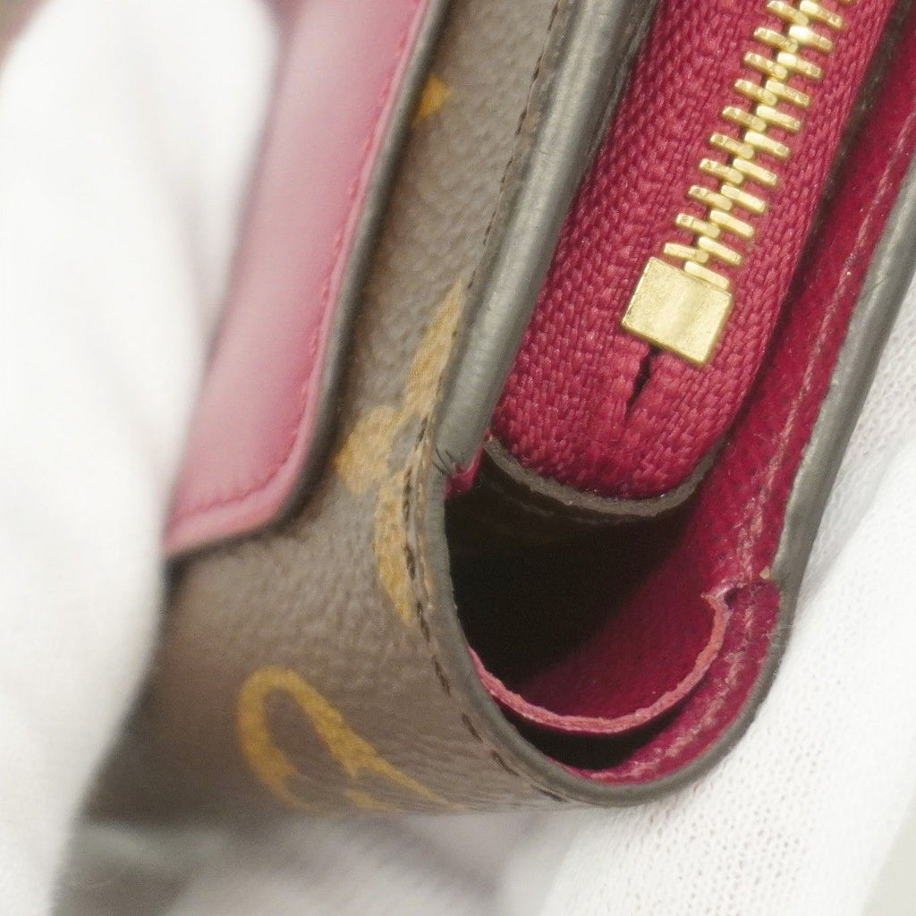 Louis Vuitton Wallet Monogram Portefeuille Juliette Brown Fuchsia — view 6