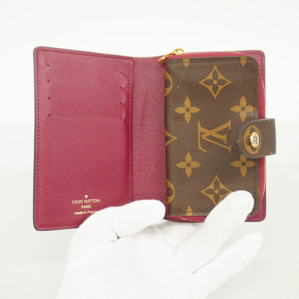 Louis Vuitton Wallet Monogram Portefeuille Juliette Brown Fuchsia — view 3