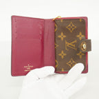 Louis Vuitton Wallet Monogram Portefeuille Juliette Brown Fuchsia — view 3