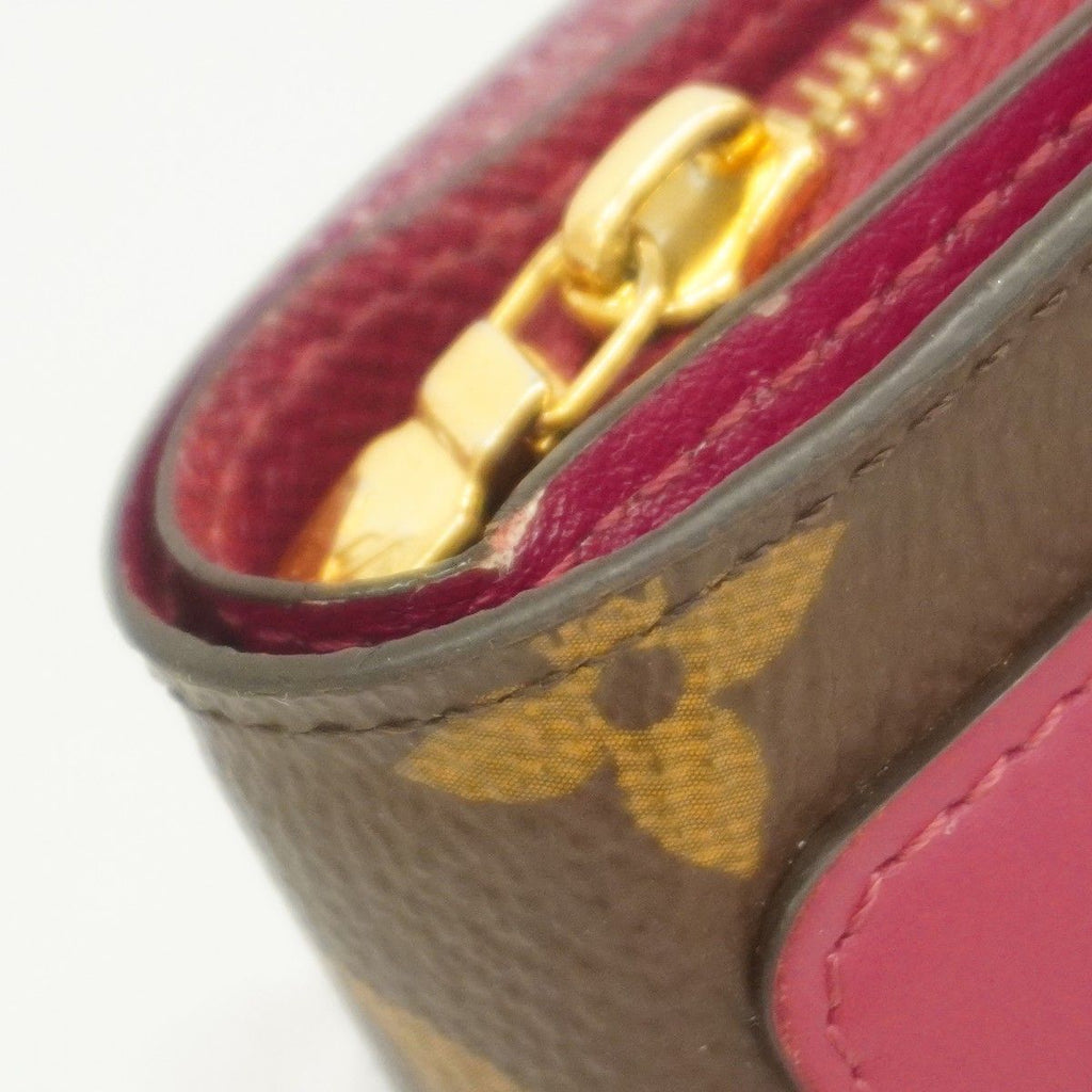 Louis Vuitton Wallet Monogram Portefeuille Juliette Brown Fuchsia — view 5