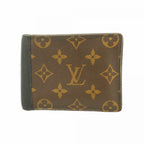 Louis Vuitton Wallet Monogram Macassar Portefeuille Mindoro Brown Black