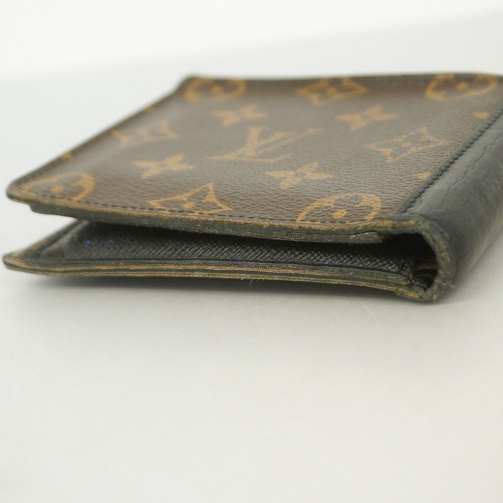 Louis Vuitton Wallet Monogram Macassar Portefeuille Mindoro Brown Black — view 7