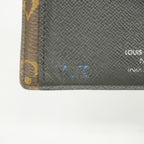 Louis Vuitton Wallet Monogram Macassar Portefeuille Mindoro Brown Black — view 5