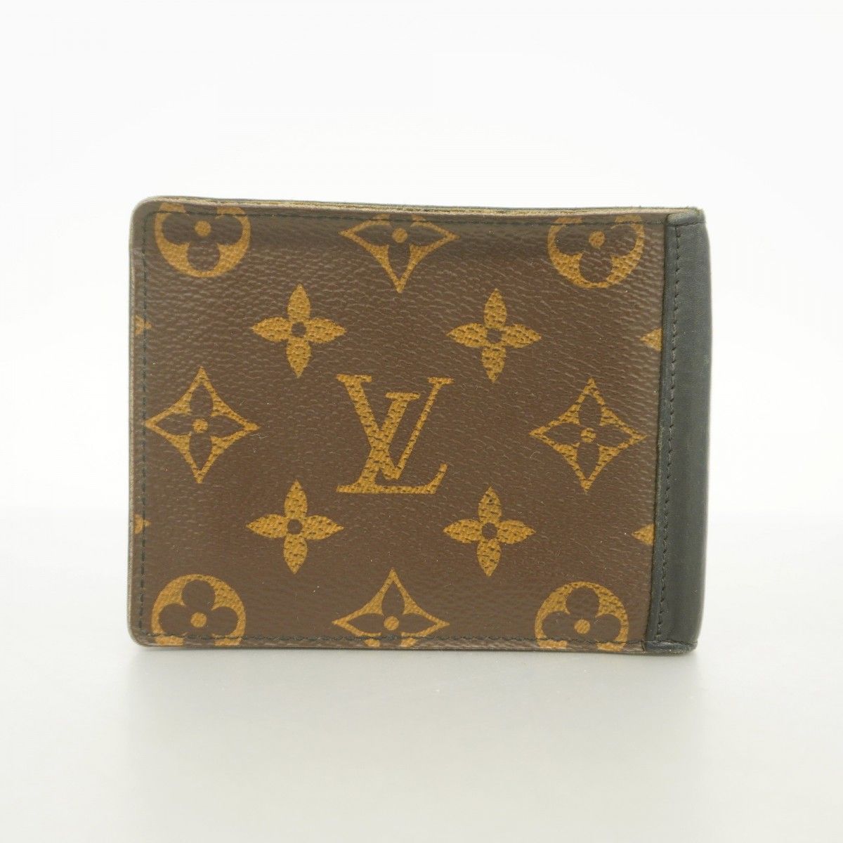 Louis Vuitton Wallet Monogram Macassar Portefeuille Mindoro Brown Black — view 9