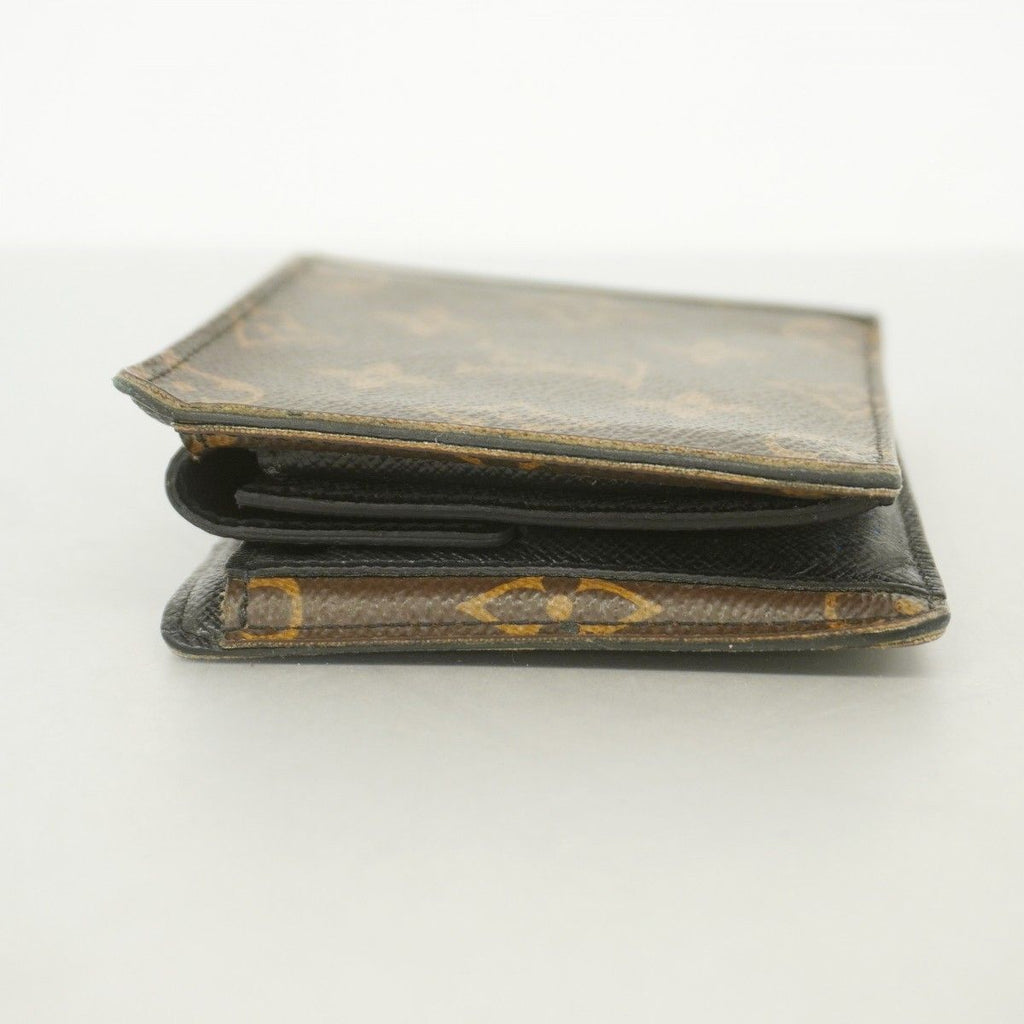 Louis Vuitton Wallet Monogram Macassar Portefeuille Mindoro Brown Black — view 8