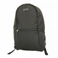 Gucci Backpack GG Nylon Black Silver