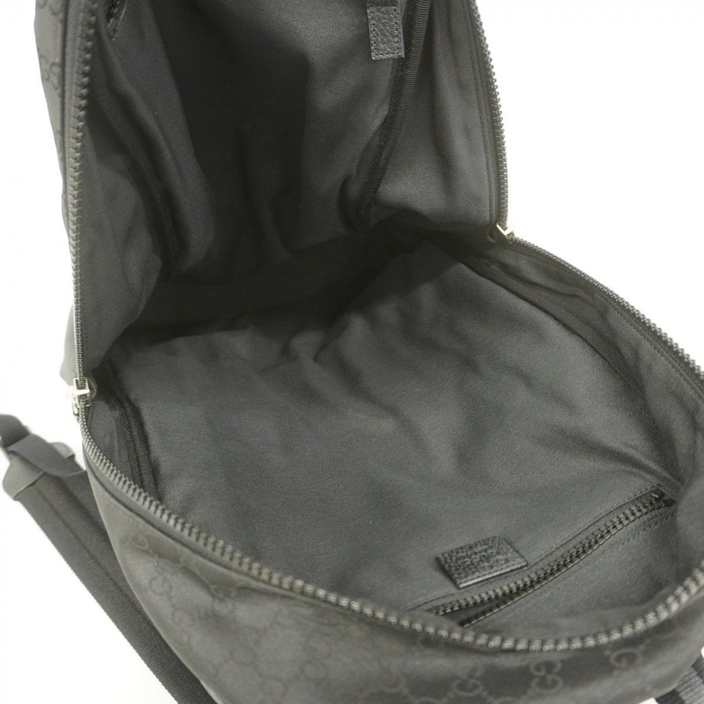 Gucci Backpack GG Nylon Black Silver — view 4