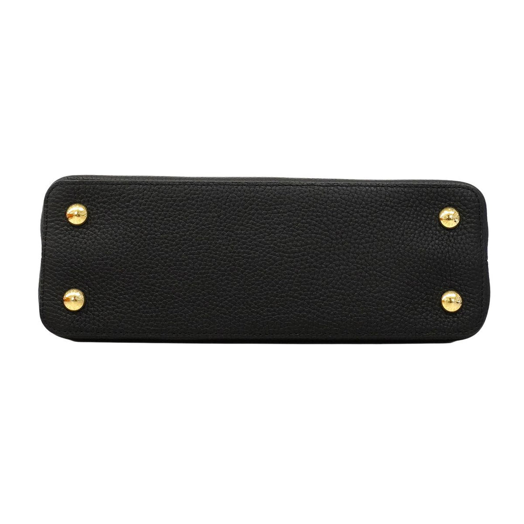 Louis Vuitton Handbag Capucines Black Beige 2-Way — view 3