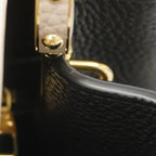 Louis Vuitton Handbag Capucines Black Beige 2-Way — view 6