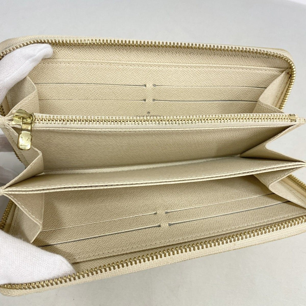 Louis Vuitton Wallet Damier Azur Zippy White — view 3