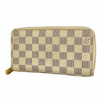 Louis Vuitton Wallet Damier Azur Zippy White
