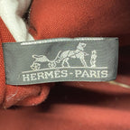 Hermes Tote Fourre Tout Canvas Red Silver — view 5