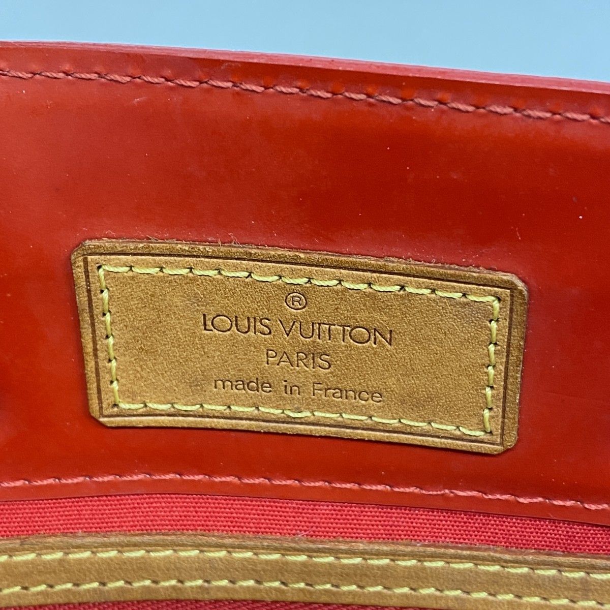 Louis Vuitton Handbag Vernis Reed PM Rouge — view 5
