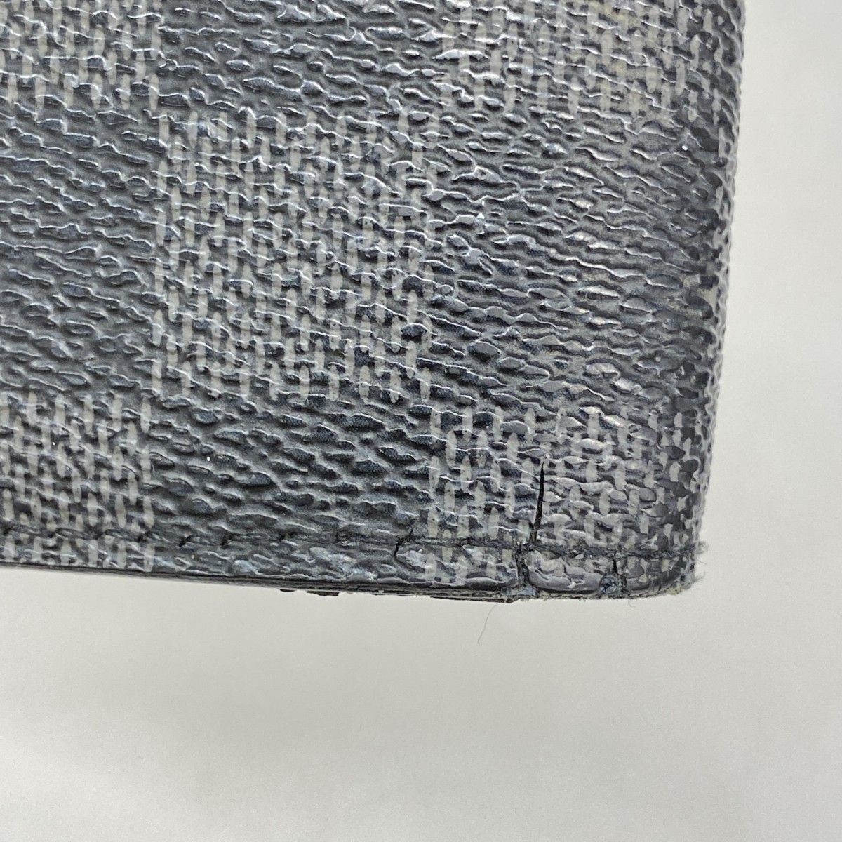 Louis Vuitton Wallet Damier Graphite Portefeuille Brazza Black Gray — view 6