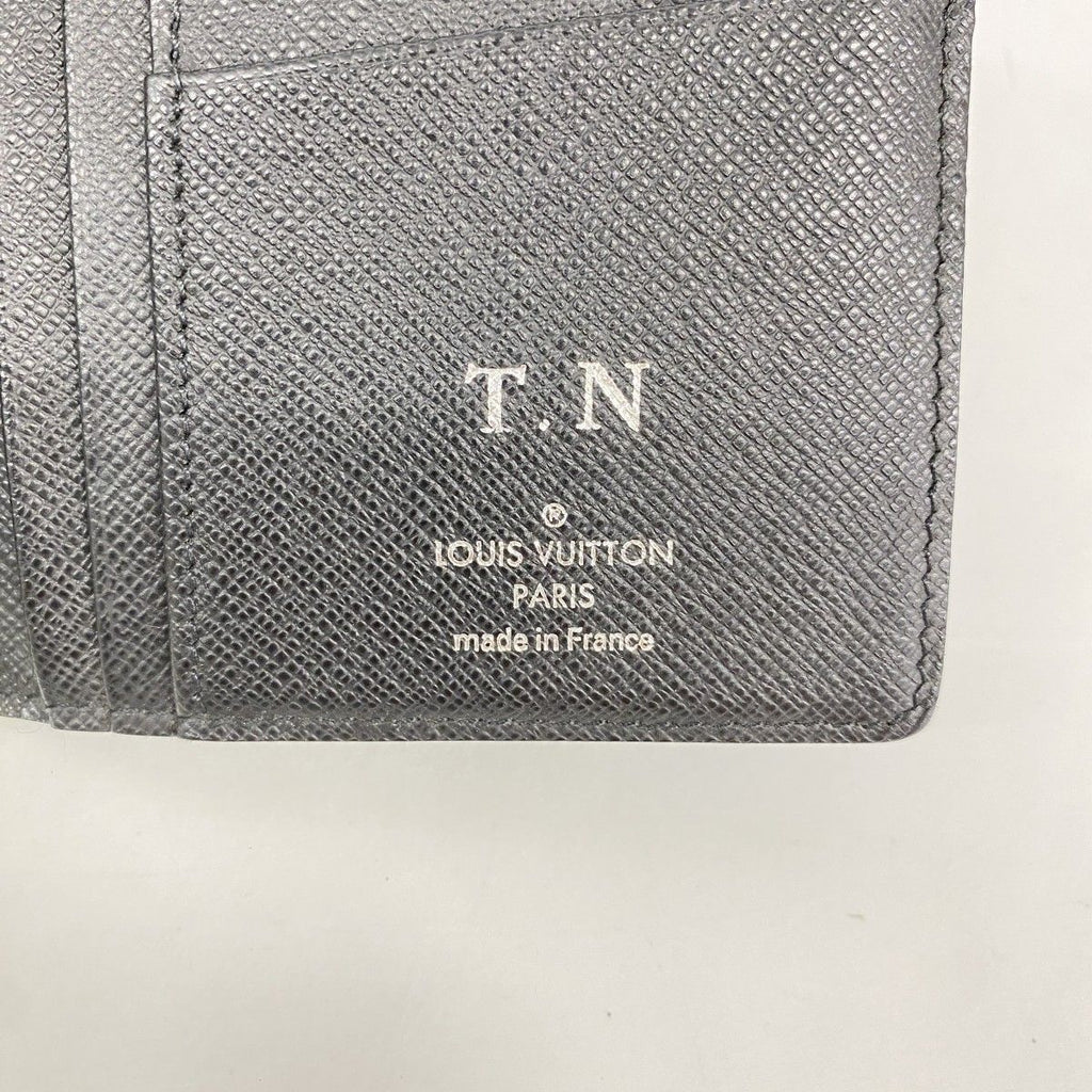 Louis Vuitton Wallet Damier Graphite Portefeuille Brazza Black Gray — view 4