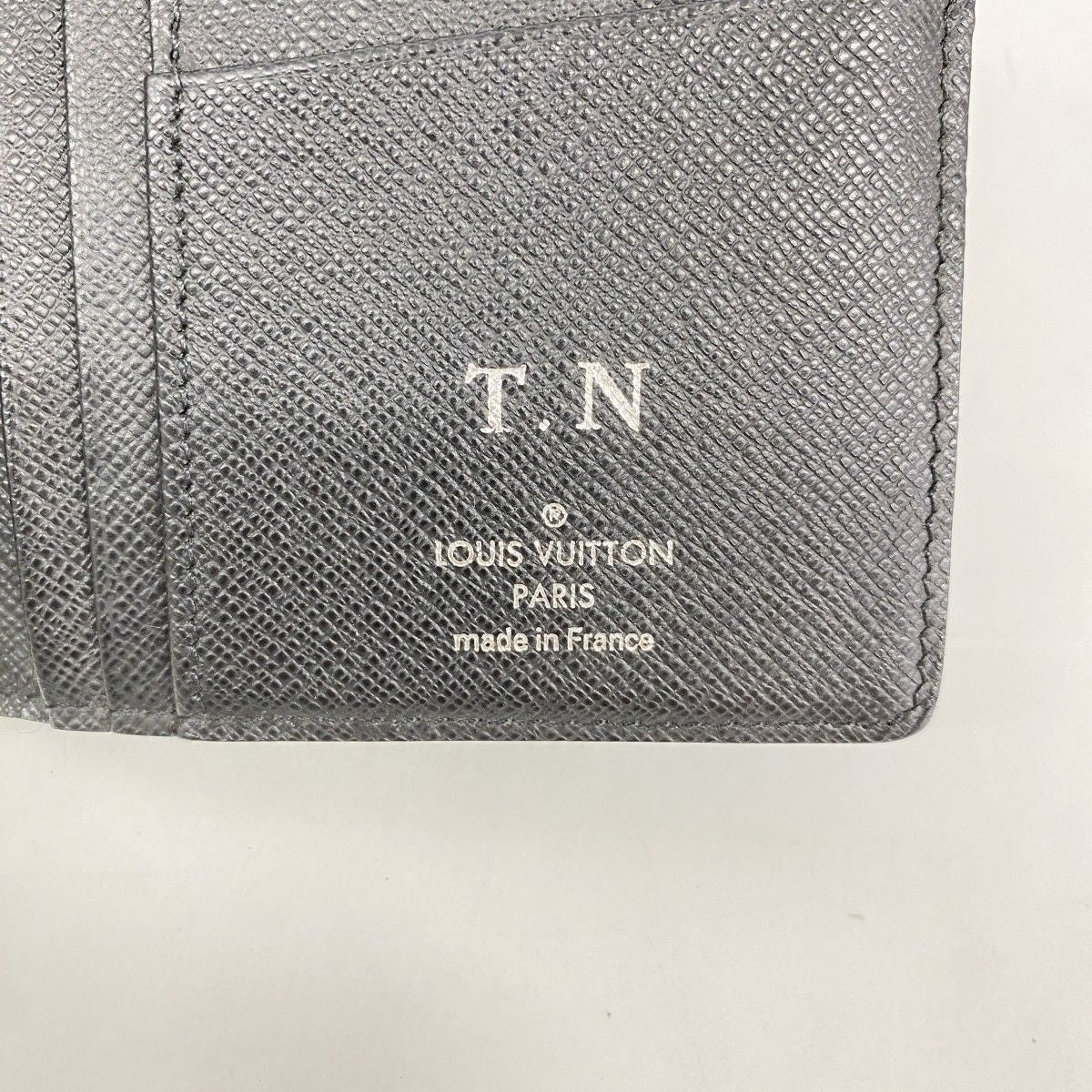 Louis Vuitton Wallet Damier Graphite Portefeuille Brazza Black Gray — view 4