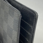 Louis Vuitton Wallet Damier Graphite Portefeuille Brazza Black Gray — view 7